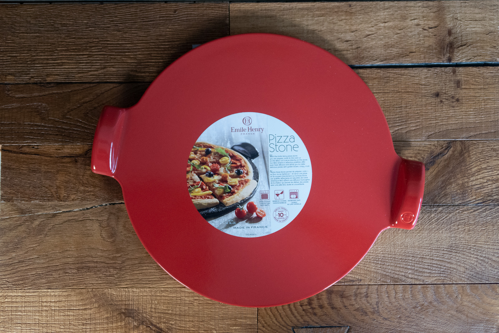 Emile Henry Pizza Stone Red Emile Henry Pizza Stone Red