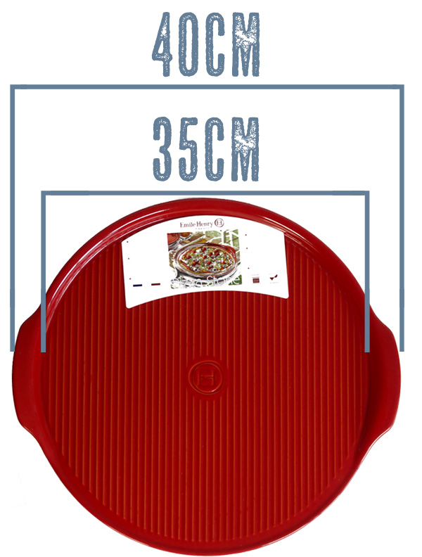 Emile Henry grooved pizza stone dimensions