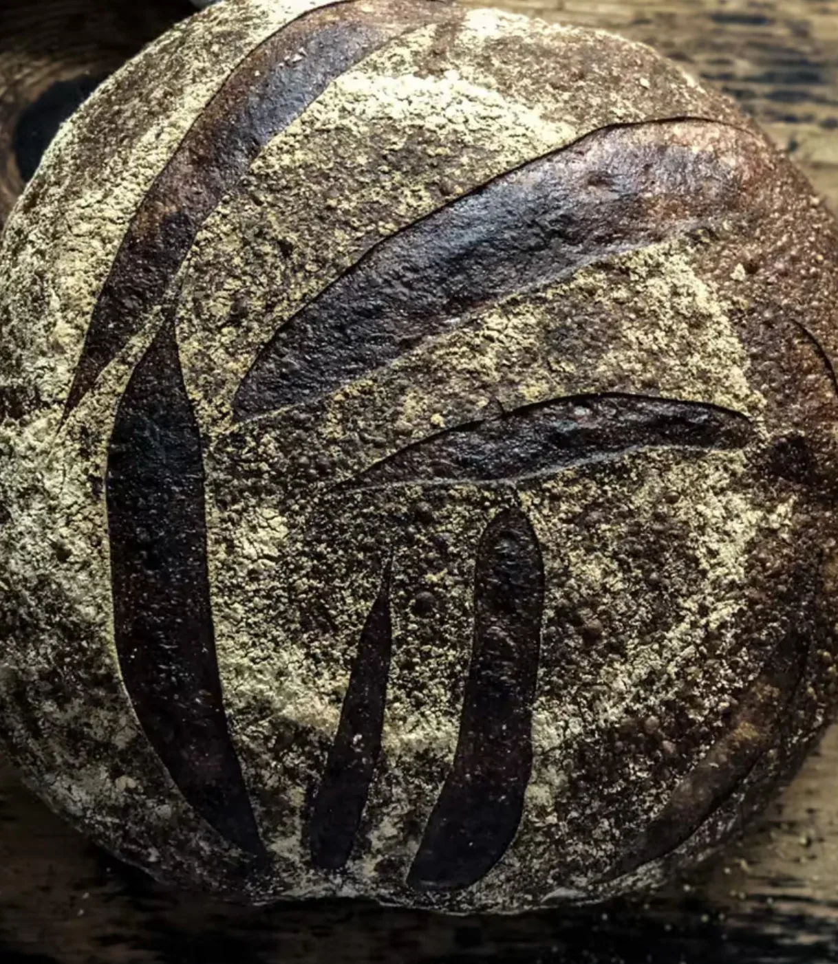 Sourdough bread boule loaf Sourdough bread boule loaf