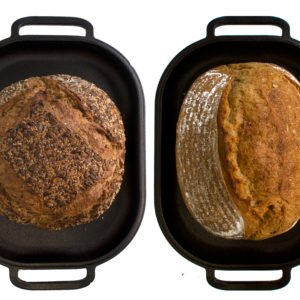 Challenger Bread Pan with bread