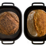 Challenger Bread Pan with bread