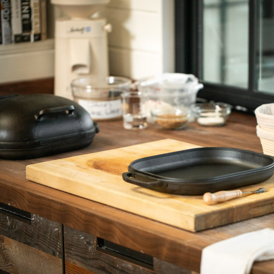 Challenger bread pan in a kitchen