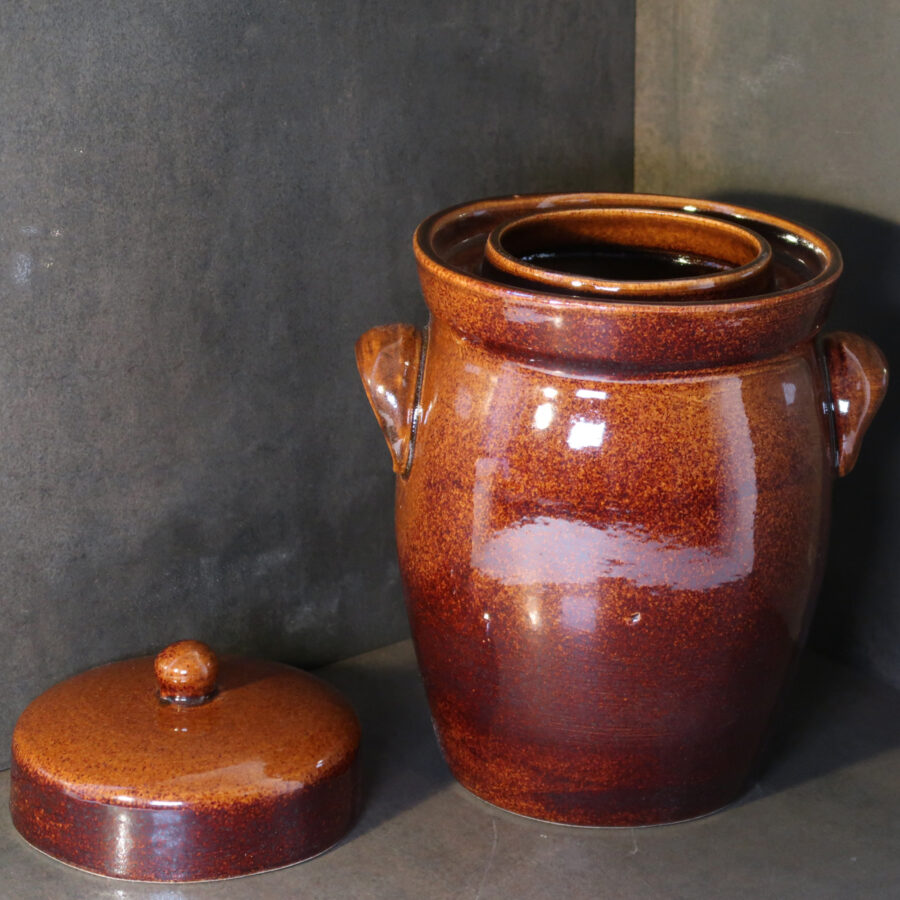 Fermenting jar with lid