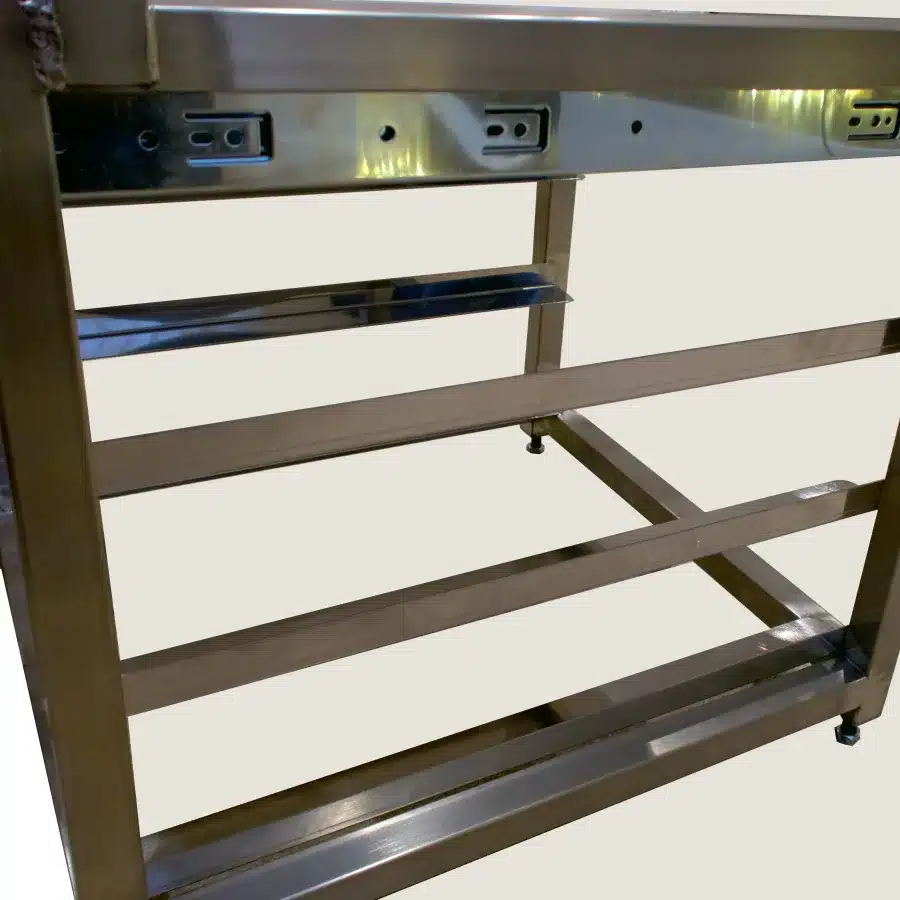 Rofco Oven Stand Rack Trolley - Shelves