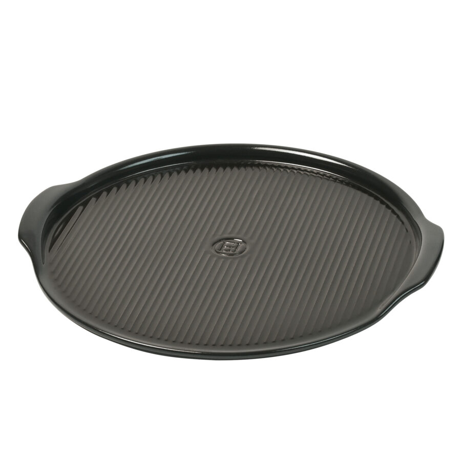 Emile Henry Pizza Stone Black Ridged