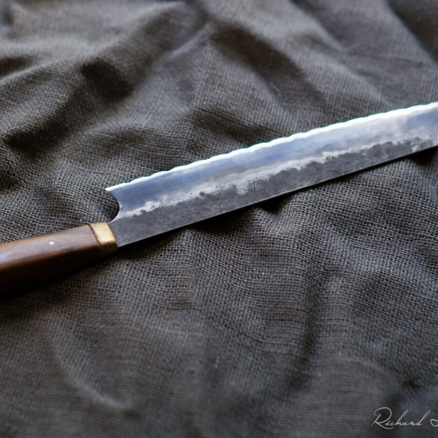 Hand forged, Steel, Bread Knife, blade