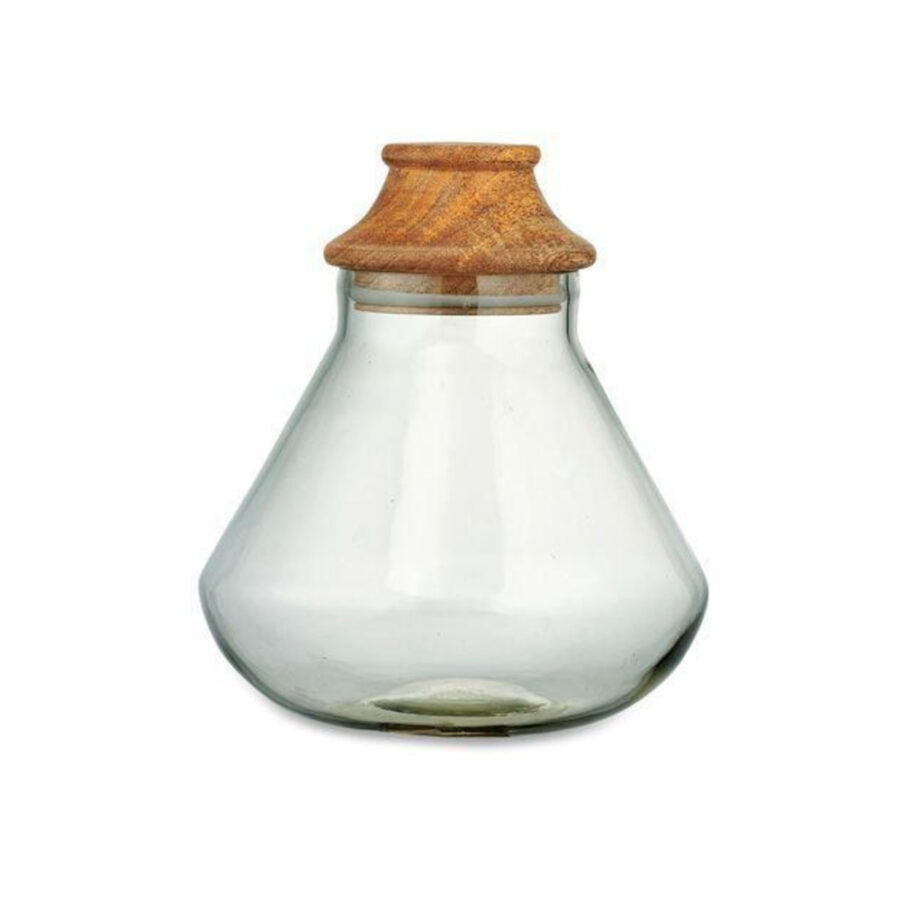 Deeka storage glass jar small