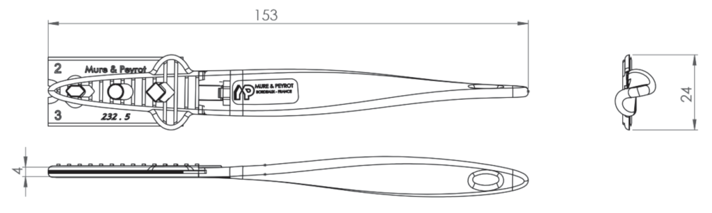 Longuet lame dimensions