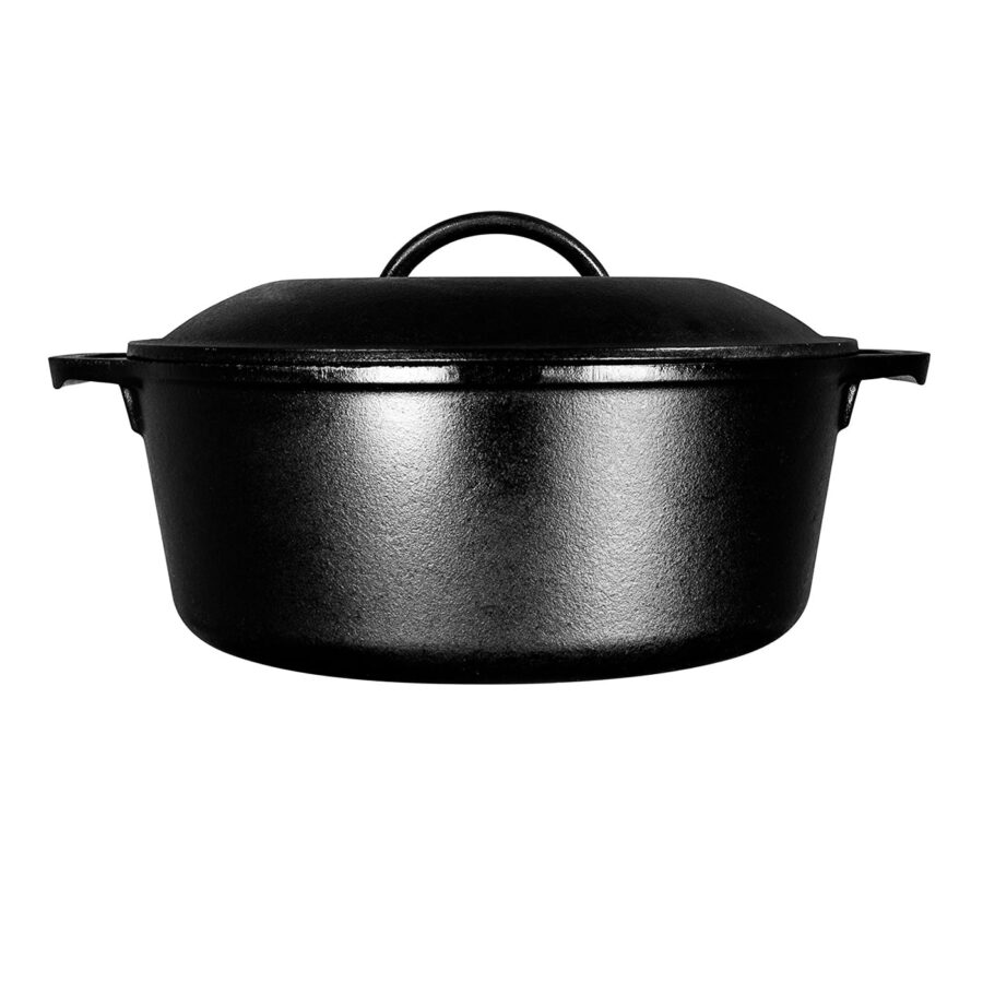 Lodge Dutch oven side view