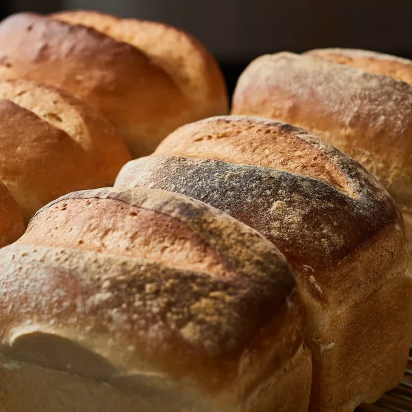 Bread made with Marriage's strong organic flour