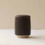 Charcoal sourdough lidded jar