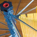 Pasta drying on the Marcato rack