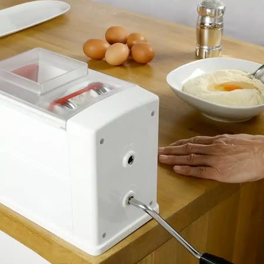 Marcato pasta extruder in a kitchen
