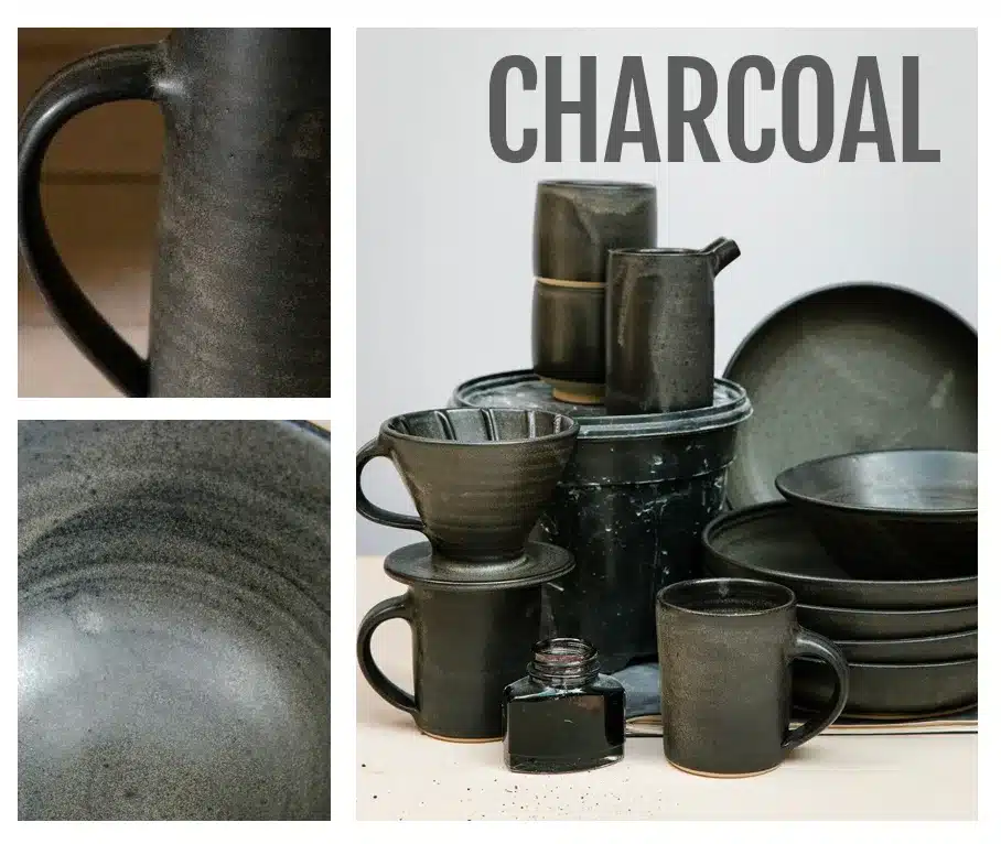 Charcoal ceramic examples