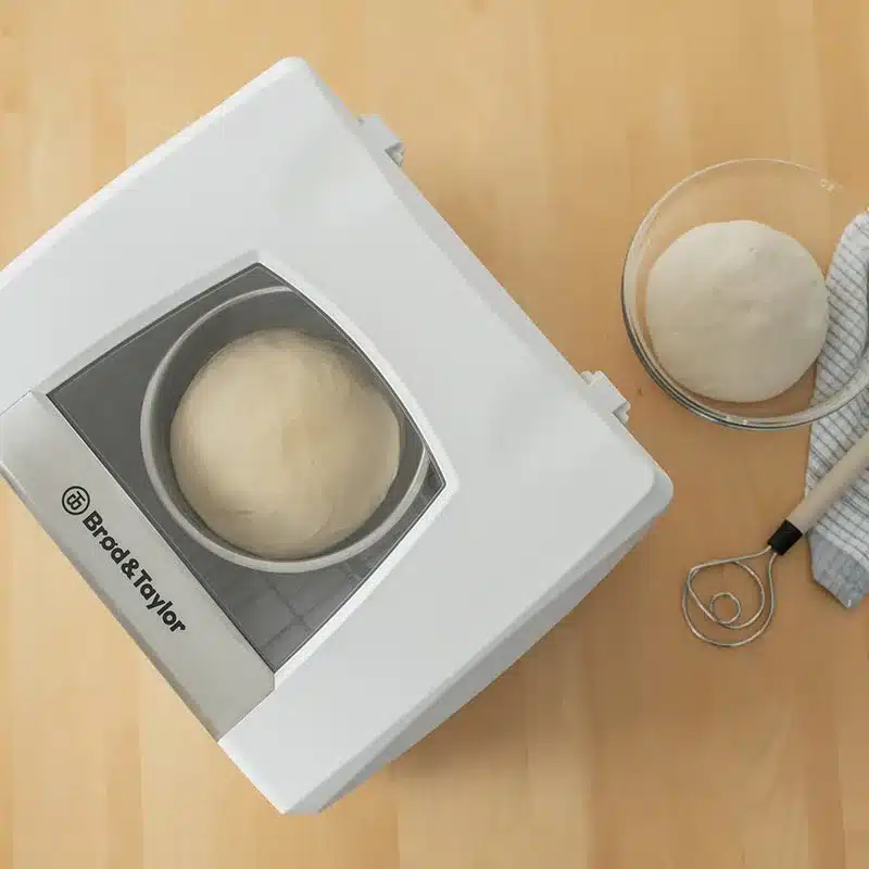 Brod and Taylor folding proofer with sourdough bread