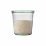 Sourdough Starter in glass jar