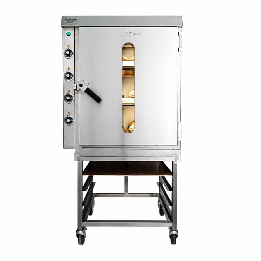 Rackmaster RM2020 Oven on trolley with light on